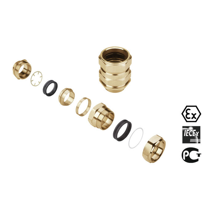 Weidmuller KDSW M50 BN L SC 1 G50S — Cable Glands & Fittings