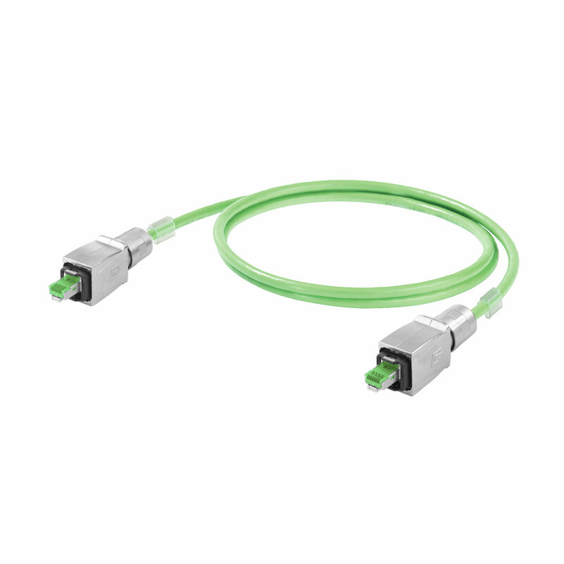Weidmuller IE-C5DD4UG0100A2EA2E-X — Cat5e / Cat6 / Cat6A / Cat7 Cable