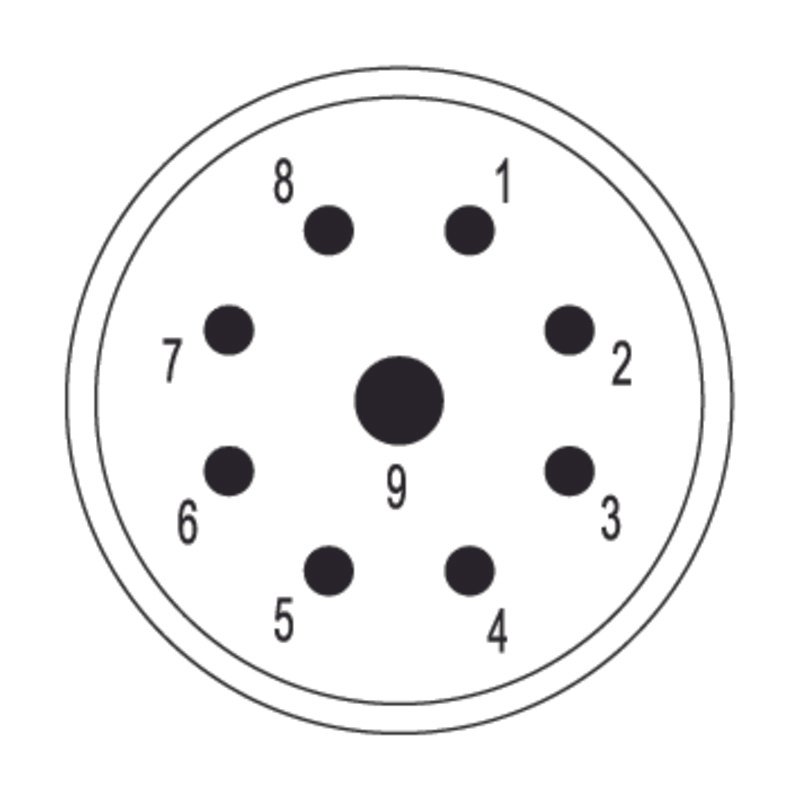 SAI-M23-SE-9 1170050000 Circular Connectors (M8, M12, MIL-SPEC)