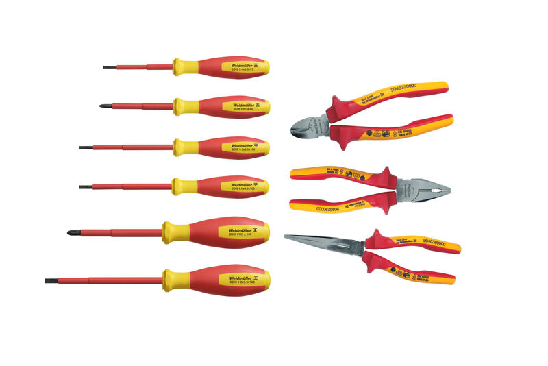 Weidmuller SDIS ZANGEN SET 1180310000 Pliers (Combination, Needle Nose, Cutting)