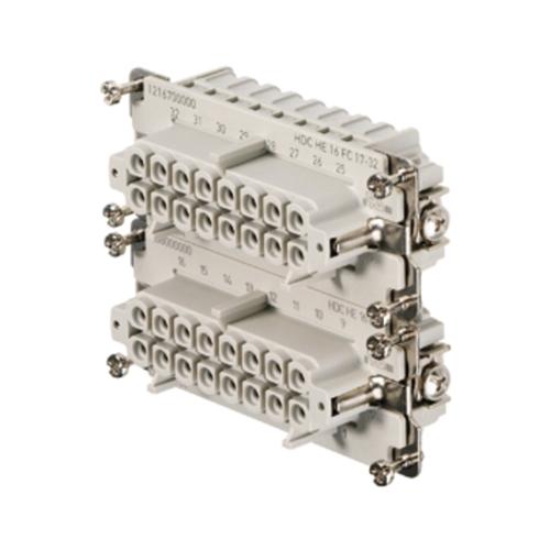 Weidmuller HDC HE 16 FC 17-32 1216700000 Wire-to-Wire Connectors