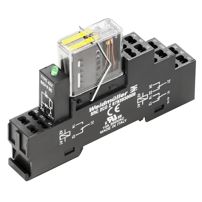 RCIKITZ 24VDC 2CO LD/FG 1218390000 PCB Mount Relays (SPDT, DPDT)