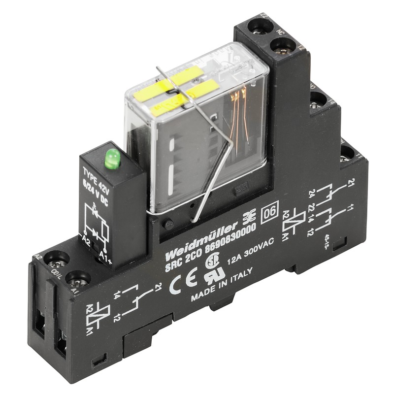 RCIKIT 24VDC 2CO LD/FG 1218410000 PCB Mount Relays (SPDT, DPDT)