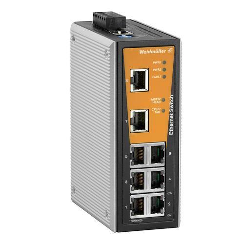 Weidmuller IE-SW-VL08MT-8TX 1240940000 Ethernet Switches (Unmanaged, Managed, PoE)