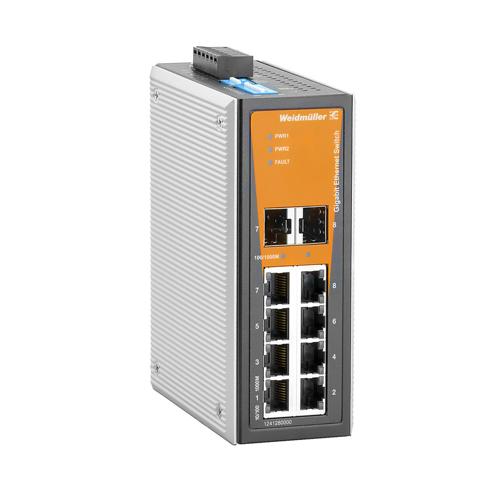 Weidmuller IE-SW-VL08-6GT-2GS 1241280000 Ethernet Switches (Unmanaged, Managed, PoE)