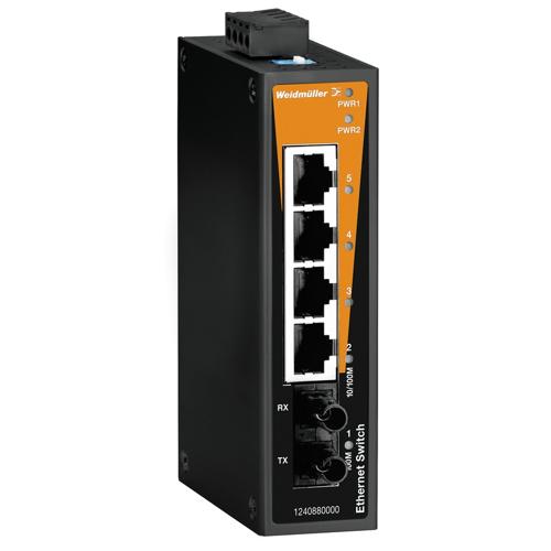 Weidmuller IE-SW-BL05T-4TX-1ST 1286540000 Ethernet Switches (Unmanaged, Managed, PoE)
