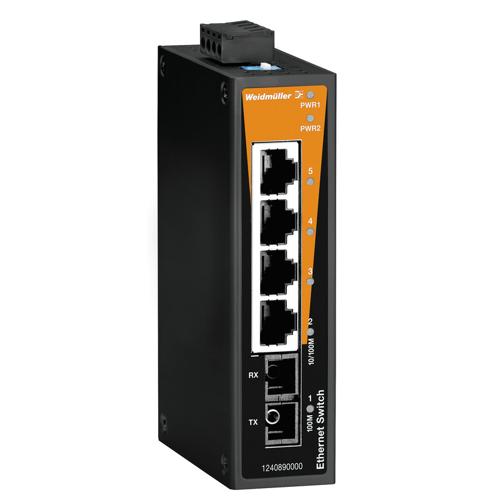 Weidmuller IE-SW-BL05T-4TX-1SC 1286550000 Ethernet Switches (Unmanaged, Managed, PoE)