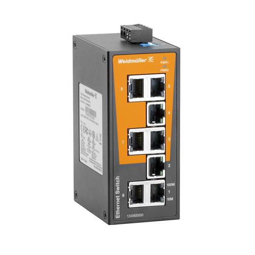 Weidmuller IE-SW-BL08T-8TX 1286560000 Ethernet Switches (Unmanaged, Managed, PoE)