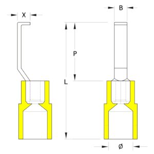 HBT 6,0 - 3,0 GE 1312470000 Wire Ferrules & Lugs