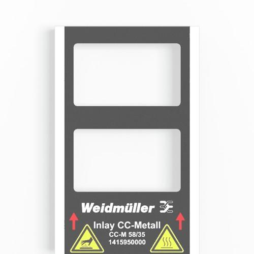 Weidmuller INLAY CC-M 58/35 1415950000 Label Printers & Receipt Printers