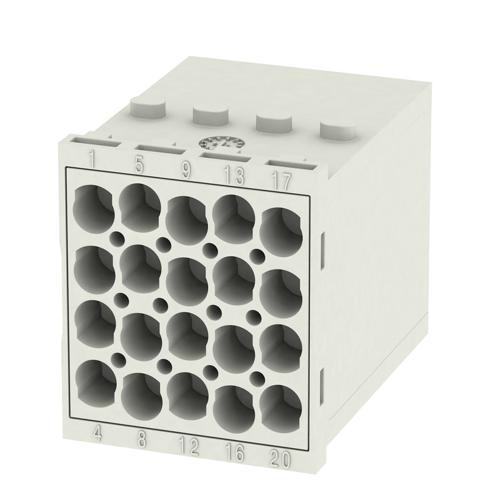 Weidmuller HDC MHE 20 MC 1428910000 Wire-to-Wire Connectors