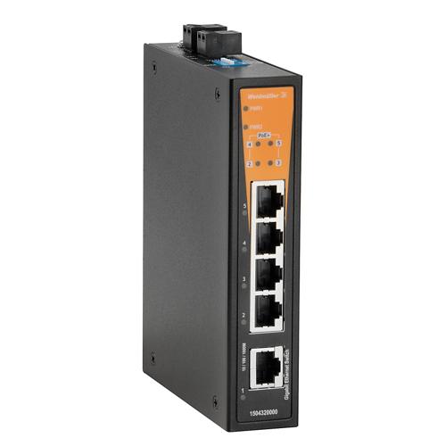 Weidmuller IE-SW-BL05-1GT-4GTPOE 1504320000 Ethernet Switches (Unmanaged, Managed, PoE)