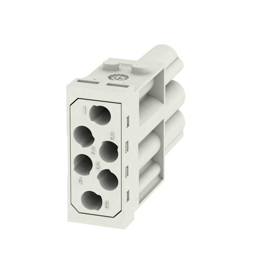 Weidmuller HDC MHE 6P MC 1505650000 Wire-to-Wire Connectors