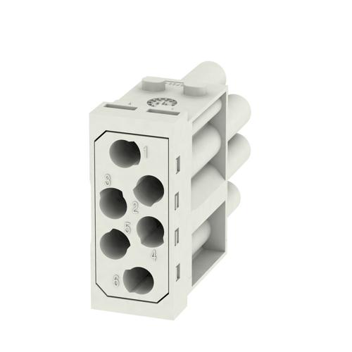 Weidmuller HDC MHE 6P FC 1505660000 Wire-to-Wire Connectors