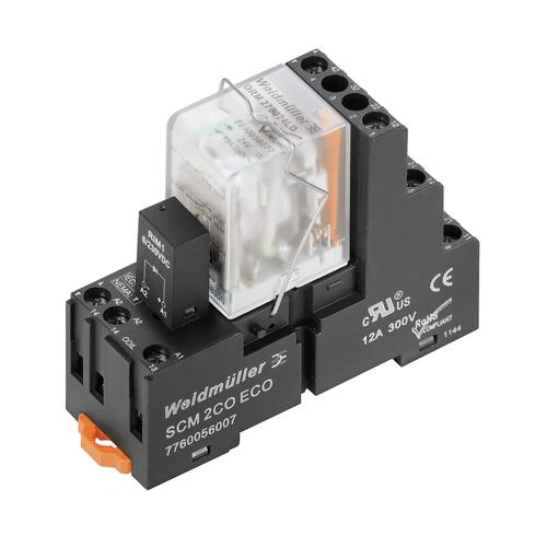 Weidmuller DRMKIT 24VAC 2CO LD 1542380000 PCB Mount Relays (SPDT, DPDT)