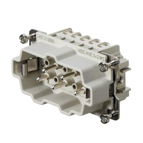 Weidmuller HDC HVE 3+2 MS 1651310000 Wire-to-Wire Connectors