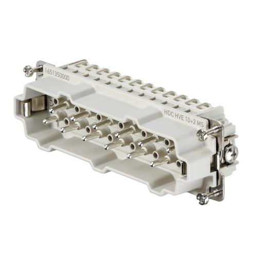 Weidmuller HDC HVE 10+2 MS 1651350000 Wire-to-Wire Connectors