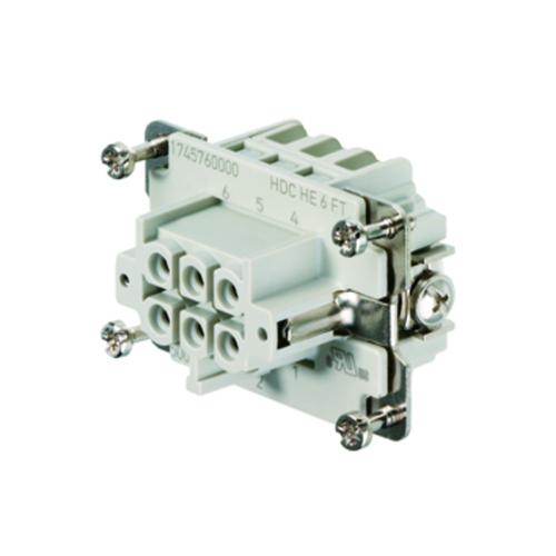 Weidmuller HDC HE 6 FT 1745760000 Wire-to-Wire Connectors