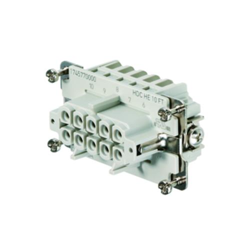 Weidmuller HDC HE 10 FT 1745770000 Wire-to-Wire Connectors