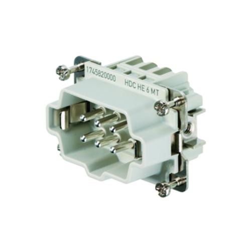 Weidmuller HDC HE 6 MT 1745820000 Wire-to-Wire Connectors