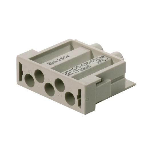Weidmuller HDC CM 5 MC 1758380000 Wire-to-Wire Connectors