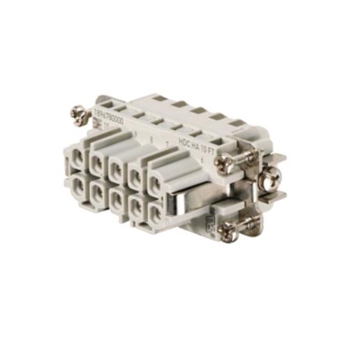 Weidmuller HDC HA 10 FT 1896780000 Wire-to-Wire Connectors