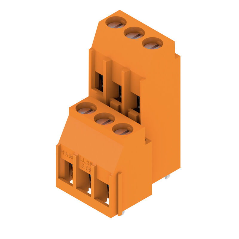 Weidmuller LL2N 5.08/06/90 4.5SN OR BX 1934520000 Terminal Blocks (PCB Mount)