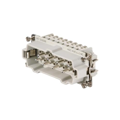 Weidmuller HDC HVE 6+2 MT CTH 1967250000 Wire-to-Wire Connectors