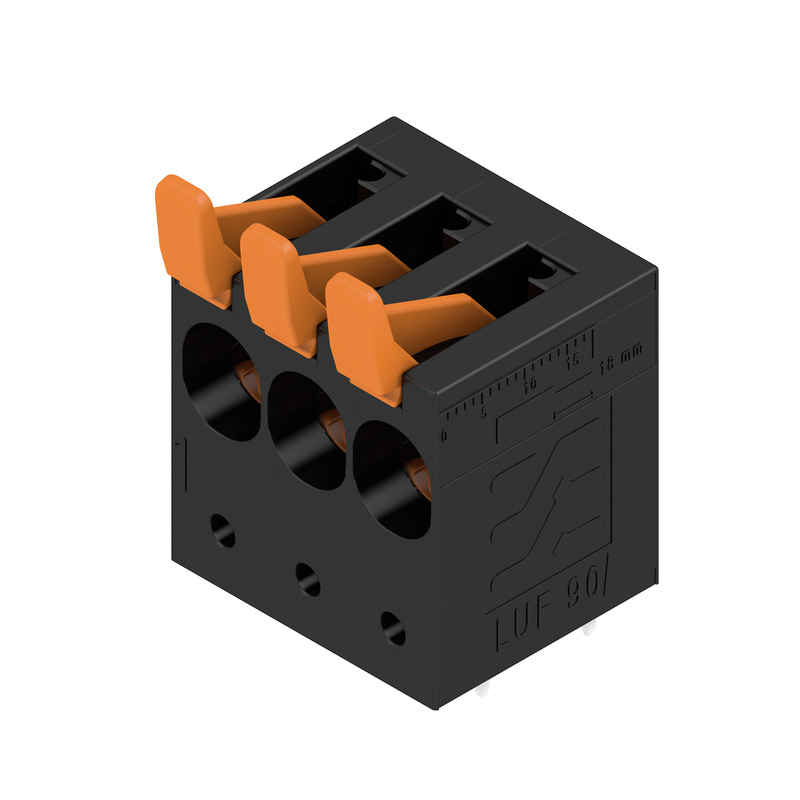 LUF 10.00/03/90 5.0SN BK BX 1988610000 Terminal Blocks (PCB Mount)