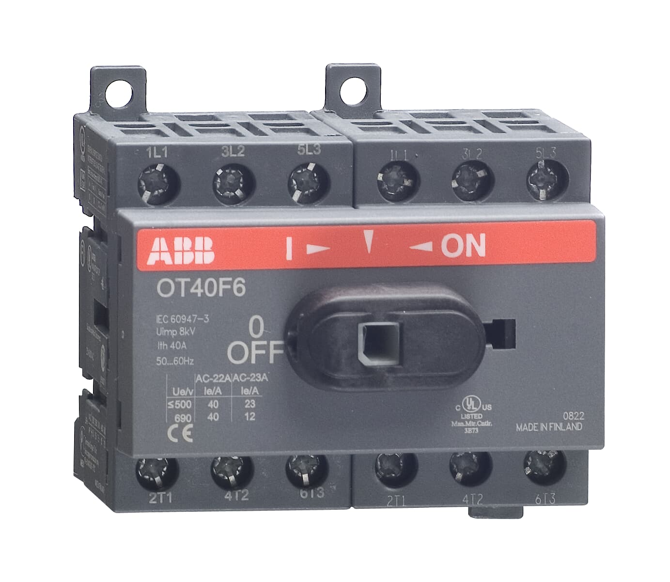 OT25F6 1SCA104880R1001 Disconnect Switches