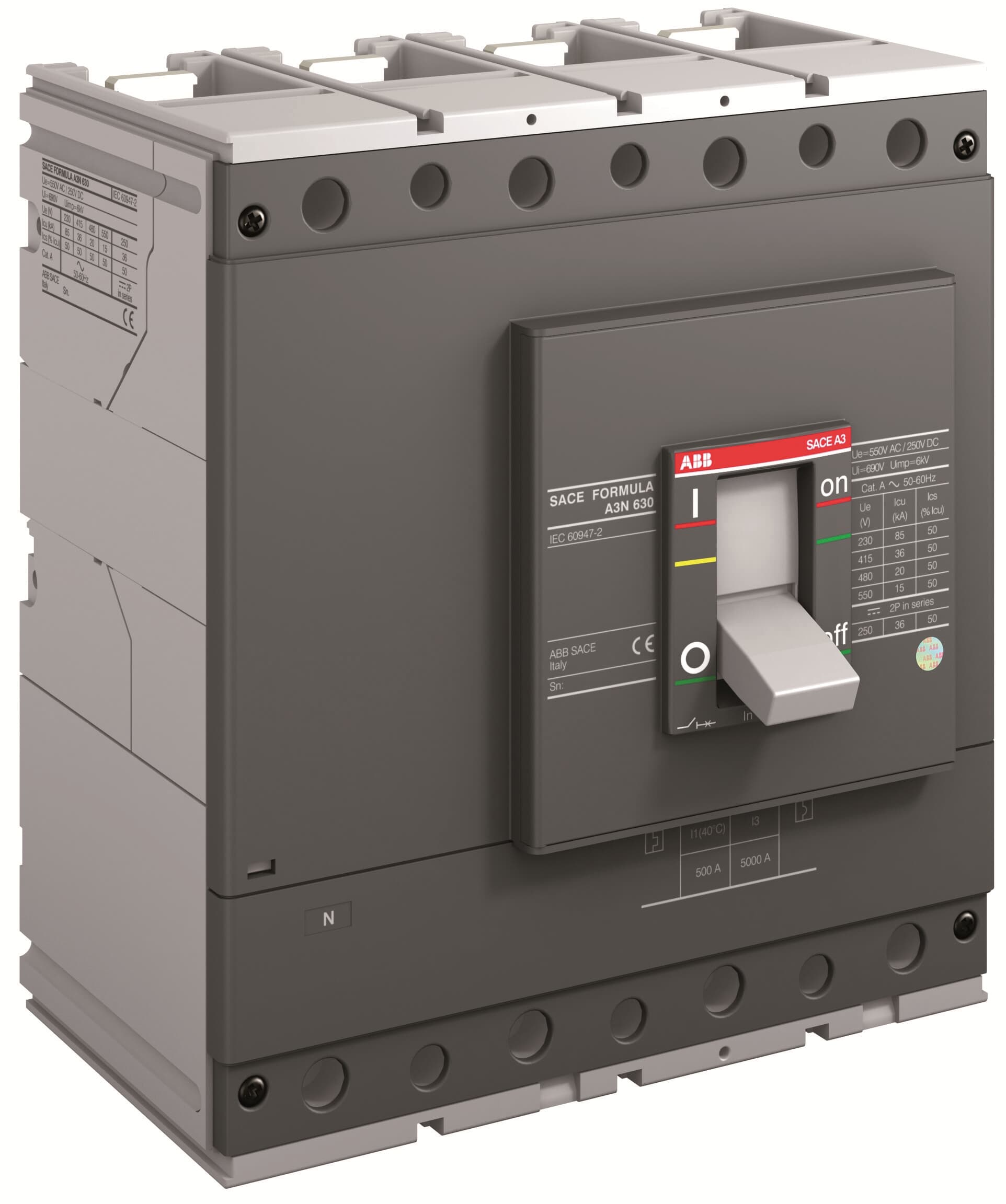 A3N 400 TMF 320-3200 4p F F InN=100%In 1SDA066568R1 Air Circuit Breakers