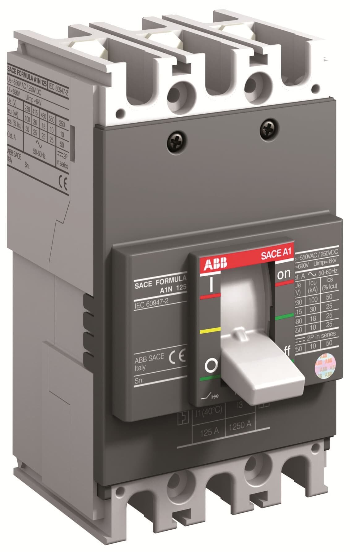 A1N 125 TMF 20-400 3p F F 1SDA066722R1 Air Circuit Breakers