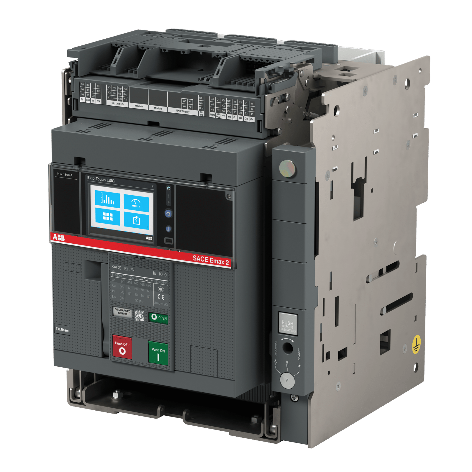 E1.2C 1600 Ekip Touch LSI 3p WMP 1SDA072225R1 Air Circuit Breakers