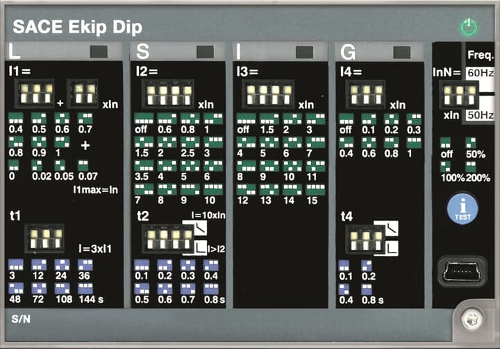 EKIP DIP LI E1.2..E6.2 1SDA074194R1 Air Circuit Breakers