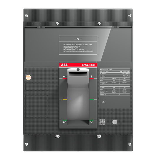 XT7D 1250 3p F F 1SDA101907R1 Disconnect Switches