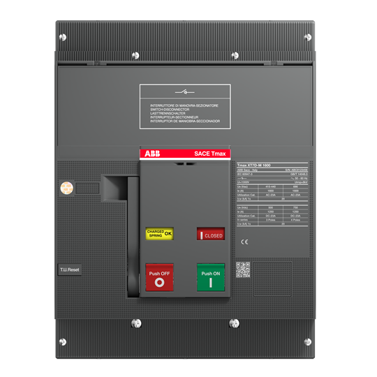 XT7D M 1600 3p F F 1SDA101914R1 Disconnect Switches