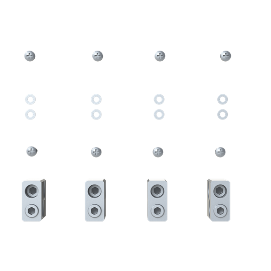 KIT FC CuAl 2x120...240mm2 XT6 4pcs 1SDA104751R1 Terminal Blocks