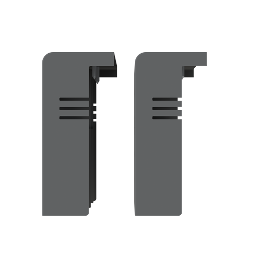 LTC XT5 3p TERMINAL COVERS LOW 2pcs 1SDA105018R1 Terminal Blocks