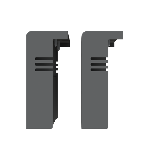LTC XT5 4p TERMINAL COVERS LOW 2pcs 1SDA105019R1 Terminal Blocks