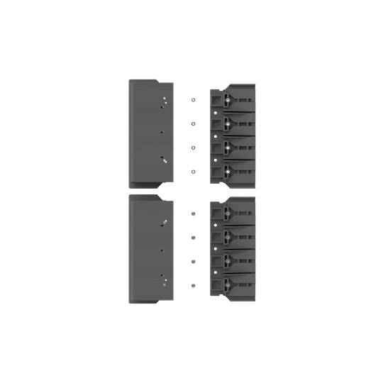 HTC-ES_BS with back shield XT5 4p 1SDA105038R1 Terminal Blocks