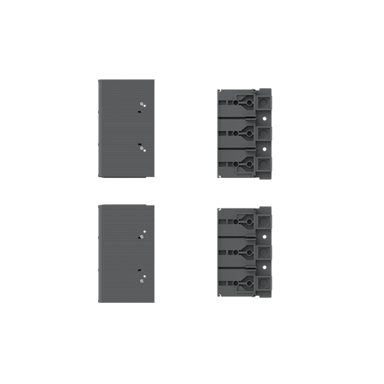 HTC_BS with back shield XT5 3p 1SDA105043R1 Terminal Blocks