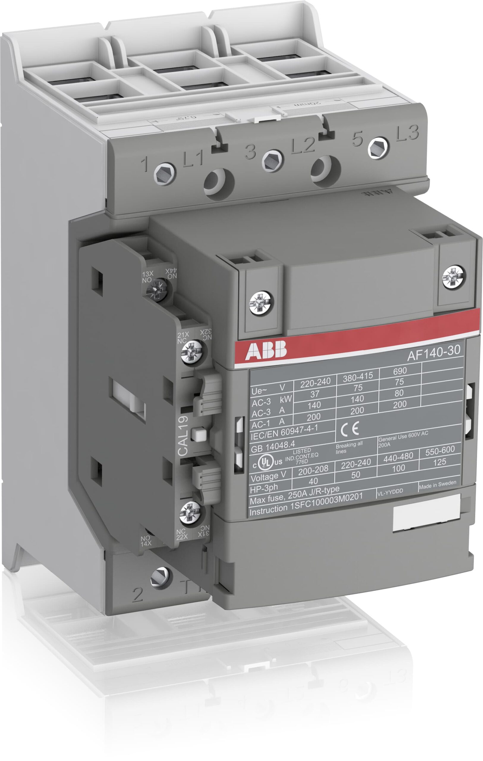 AF140-30-11-12 1SFL447001R1211 Contactors