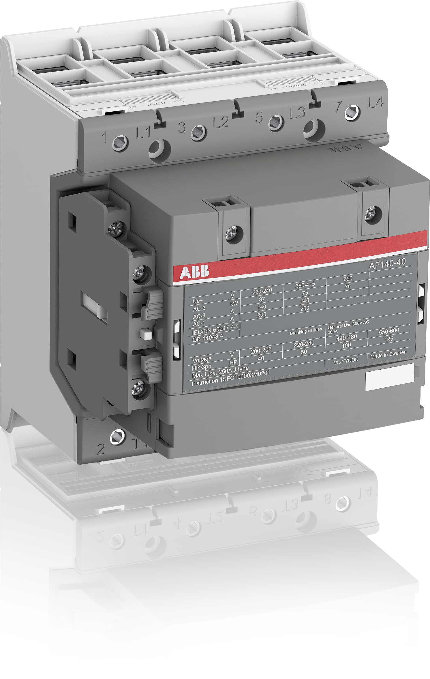 AF140-40-11-12 1SFL447101R1211 Contactors