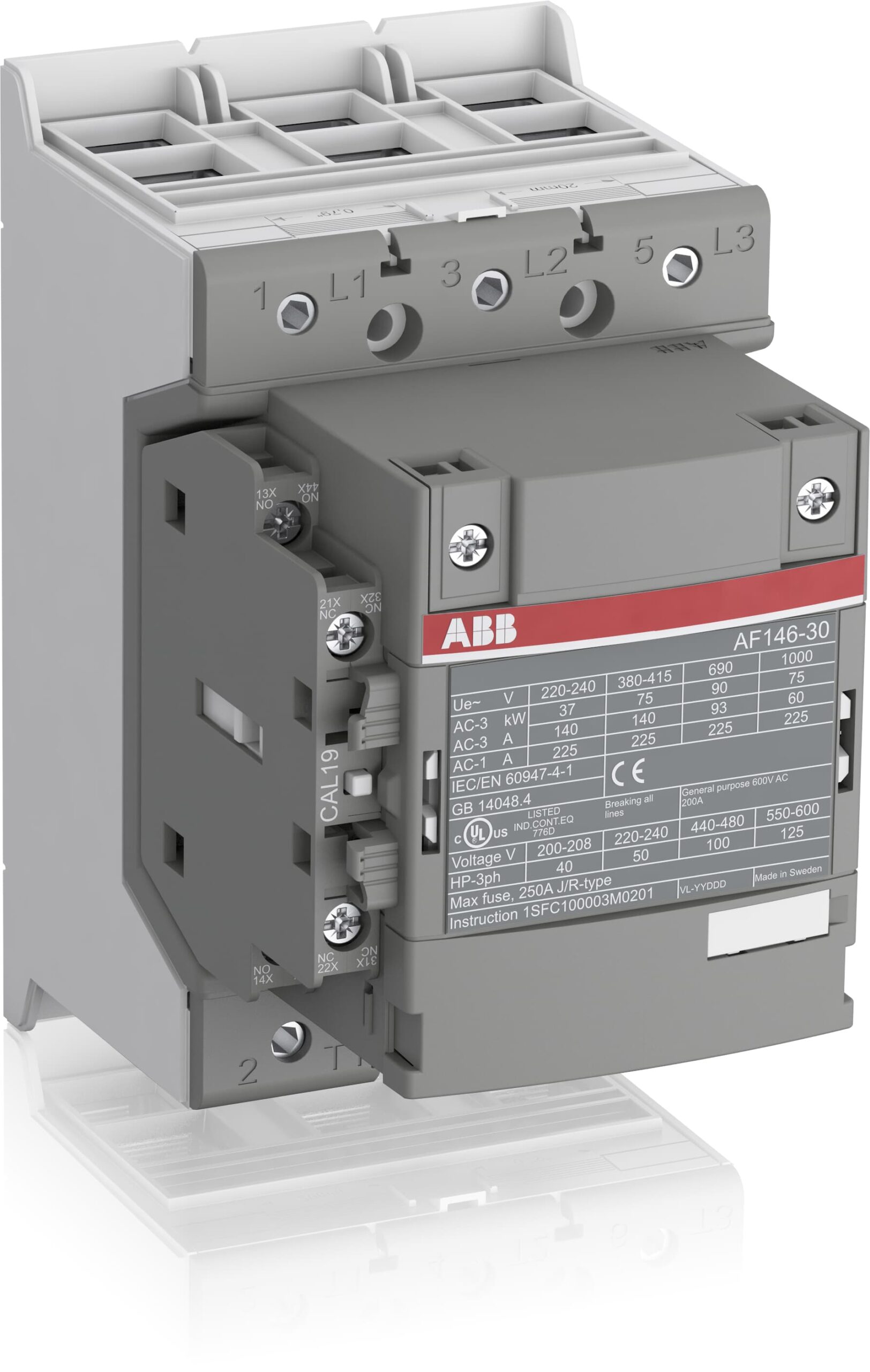 AF146-30-11-12 1SFL467001R1211 Contactors