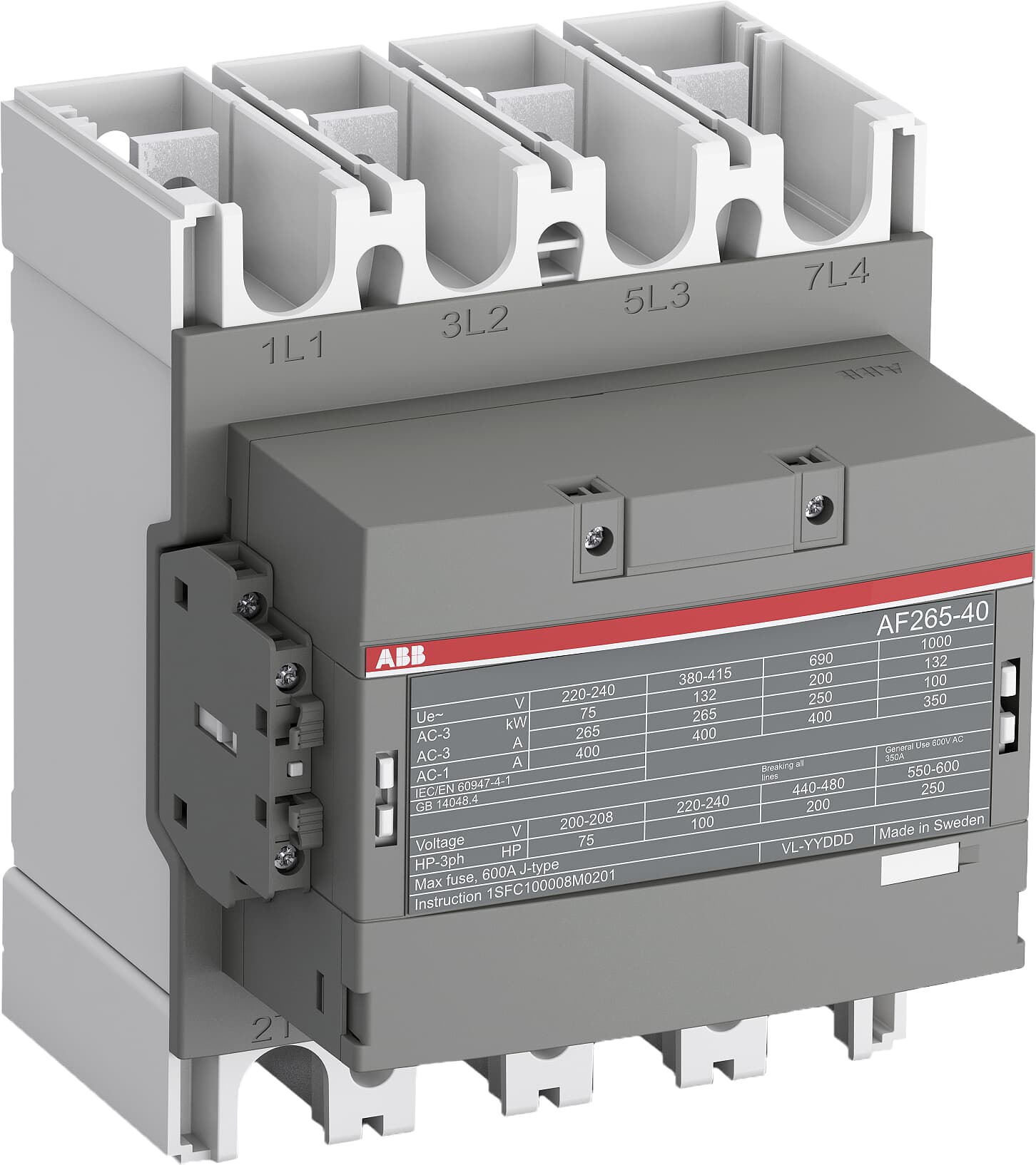 AF265-40-11-14 1SFL547102R1411 Contactors