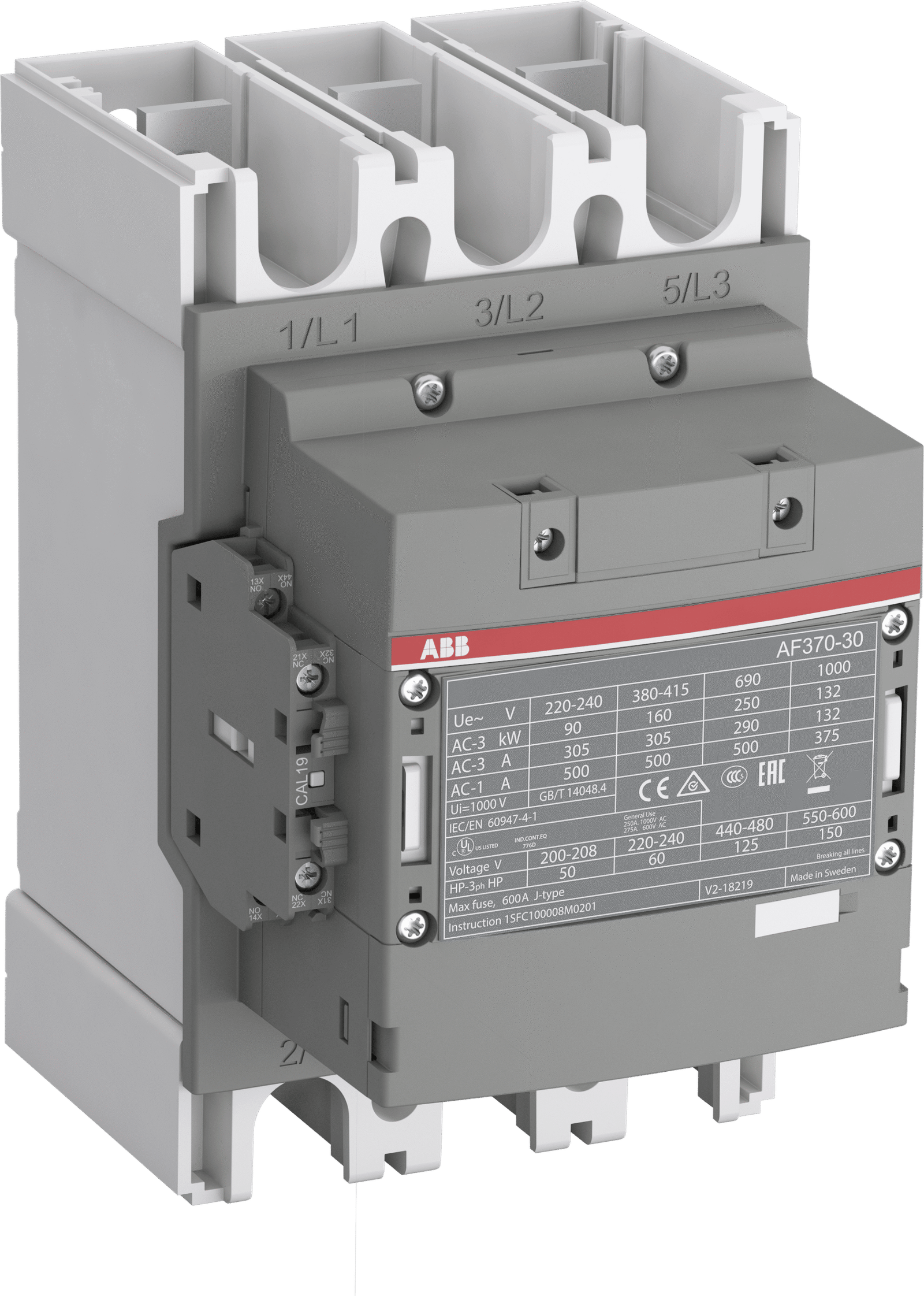 AF370-30-11-13 1SFL607002R1311 Contactors