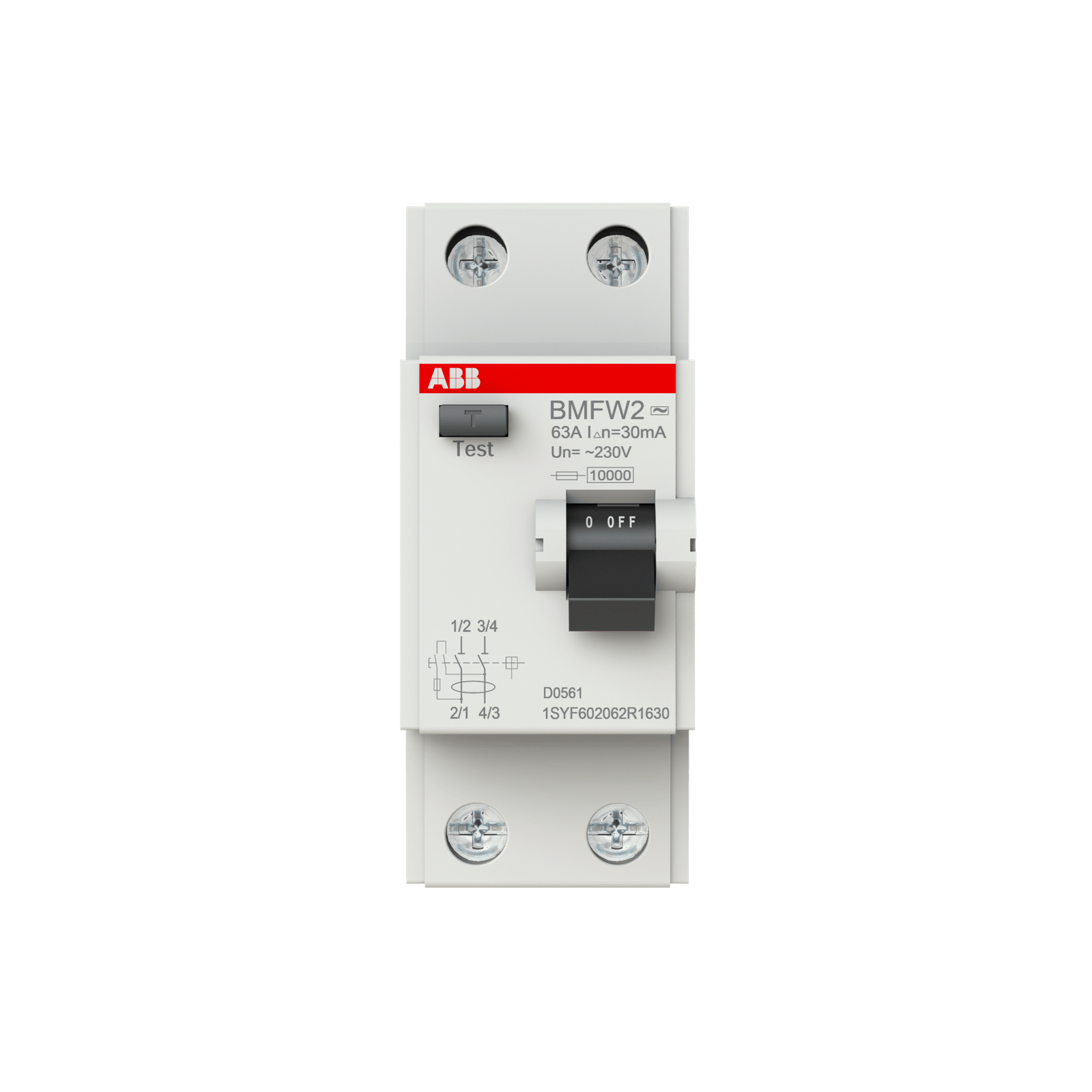 BMFW263/AC30 1SYF602062R1630 Residual Current Devices (RCD)