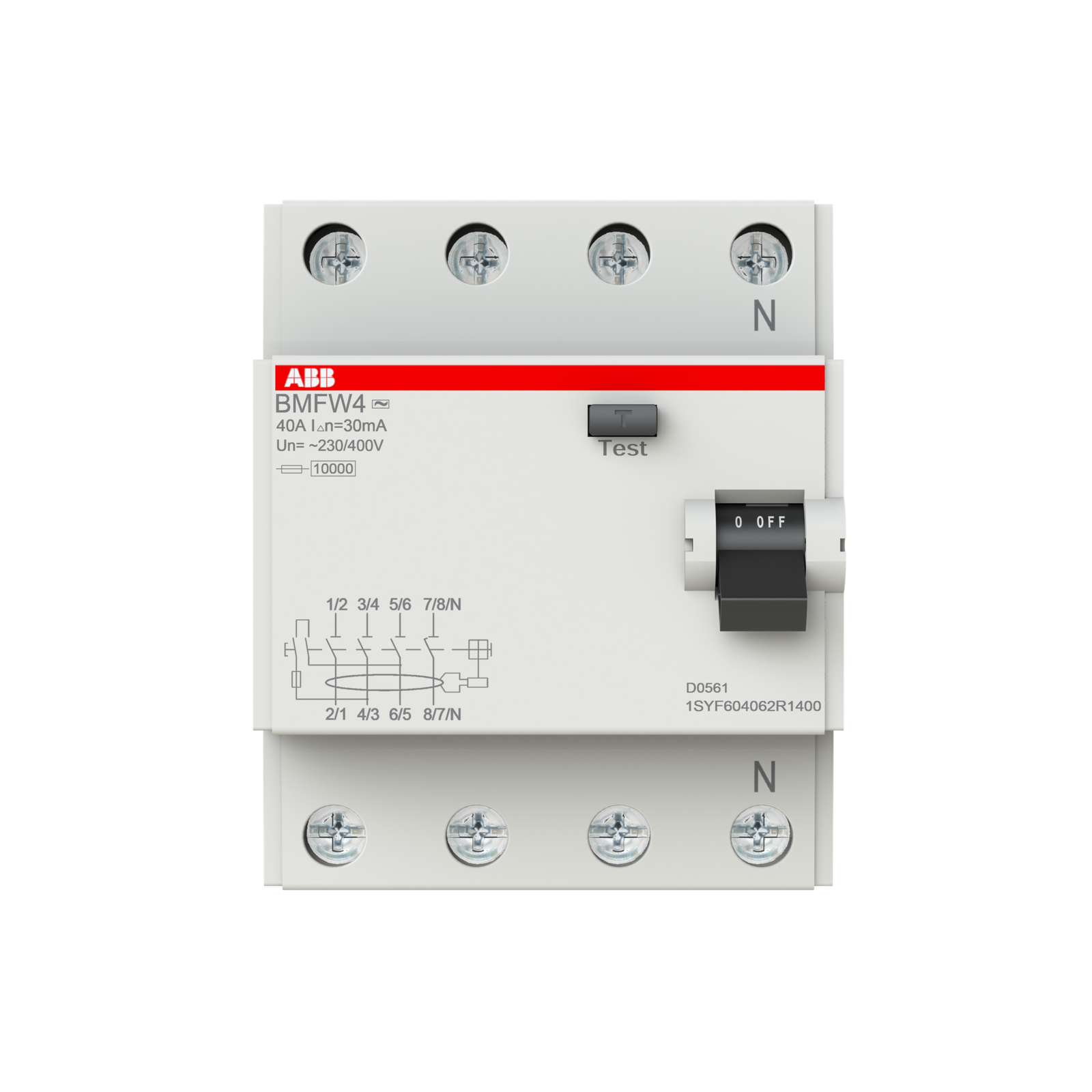 BMFW440/AC30 1SYF604062R1400 Residual Current Devices (RCD)