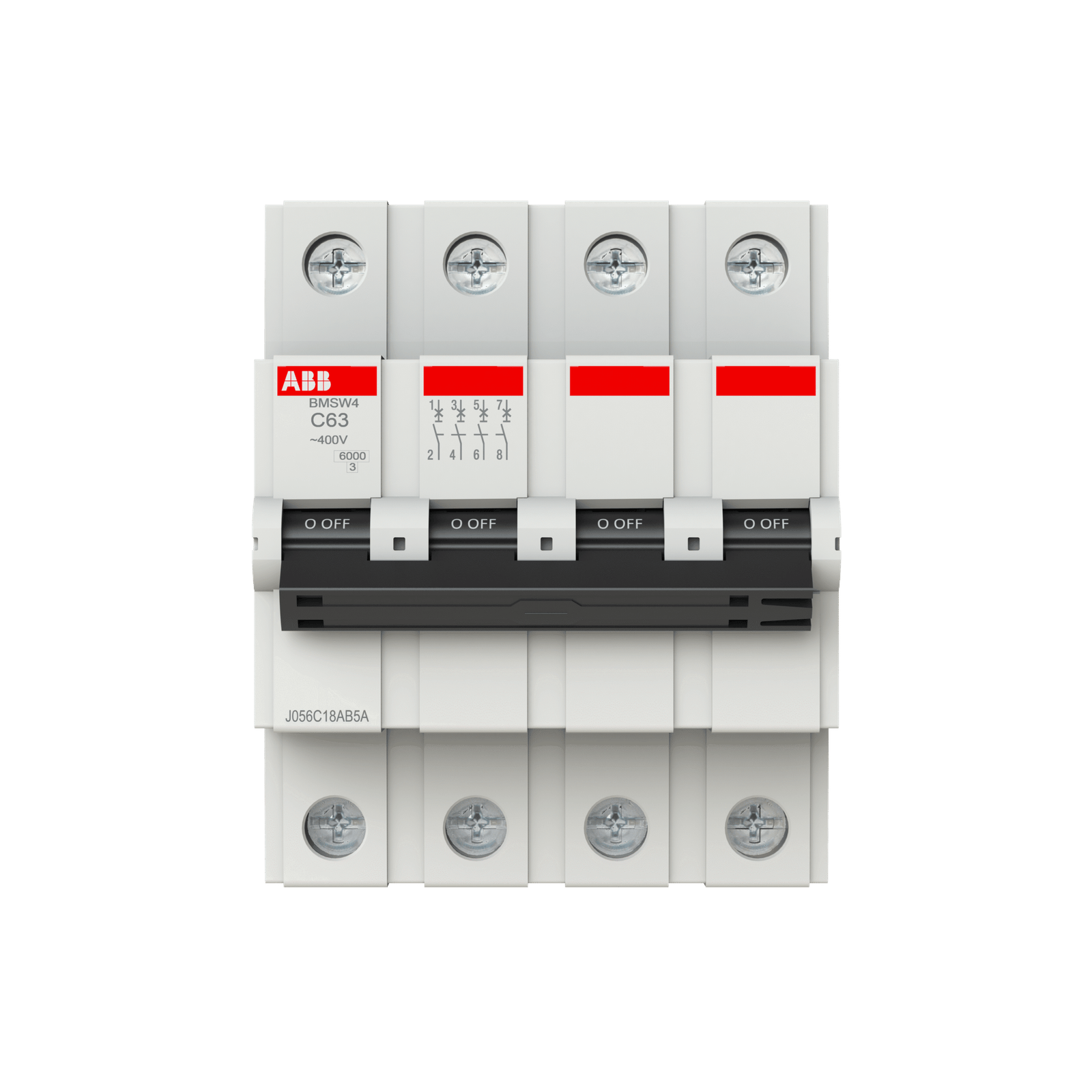 BMSW4C63 1SYS654062R0634 Miniature Circuit Breakers (MCB)