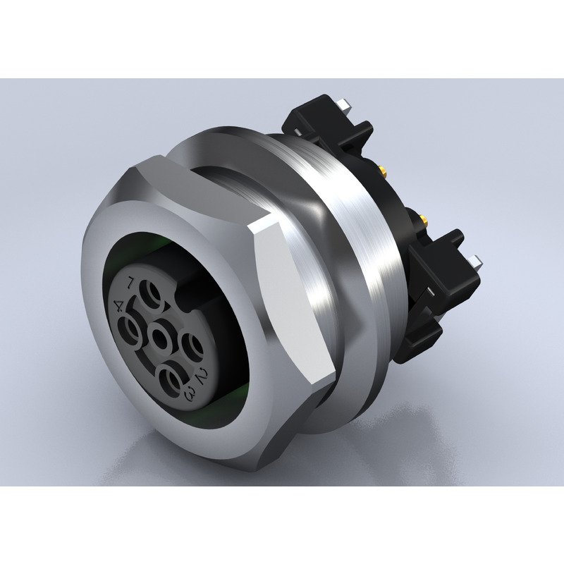 SAIE-M12B-4-9SMT 2422300000 Circular Connectors (M8, M12, MIL-SPEC)